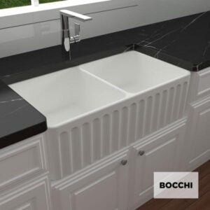 ΝΕΡΟΧ.ΕΠΙΚΑΘ. 84x46 ΔΙΠΛΗΣ ΟΨΗΣ BOCCHI WHITE GLOSSY